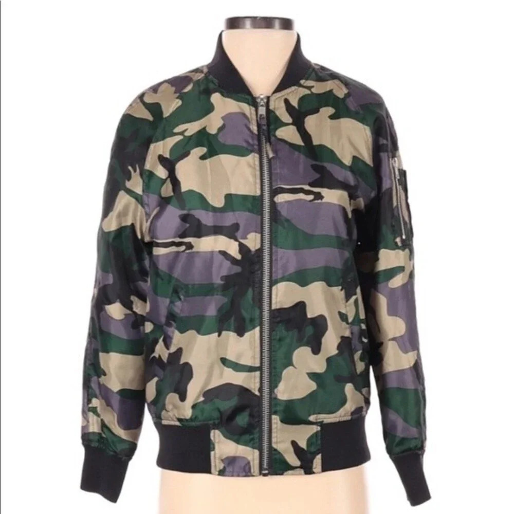 Urban Outfitters Silence + Noise Camouflage Jacket